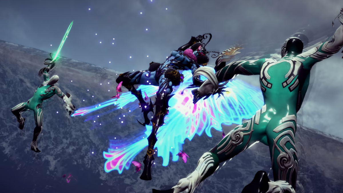 Bayonetta 3 Nintendo Switch game featuring fast-paced witch combat and cinematic action gameplay screenshot