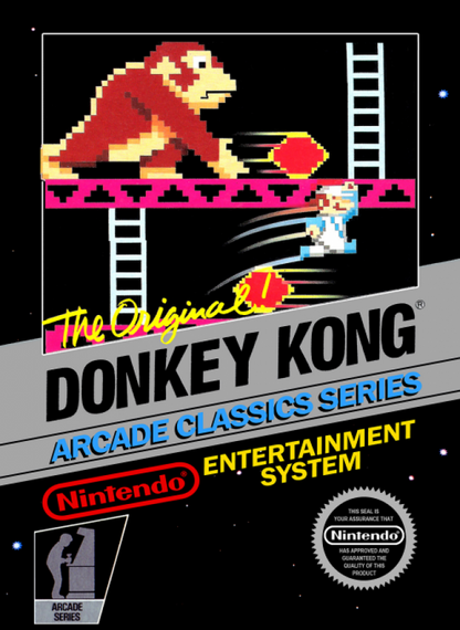 Donkey Kong [5 Screw] cover art for Nintendo Entertainment System (NES) retro video game