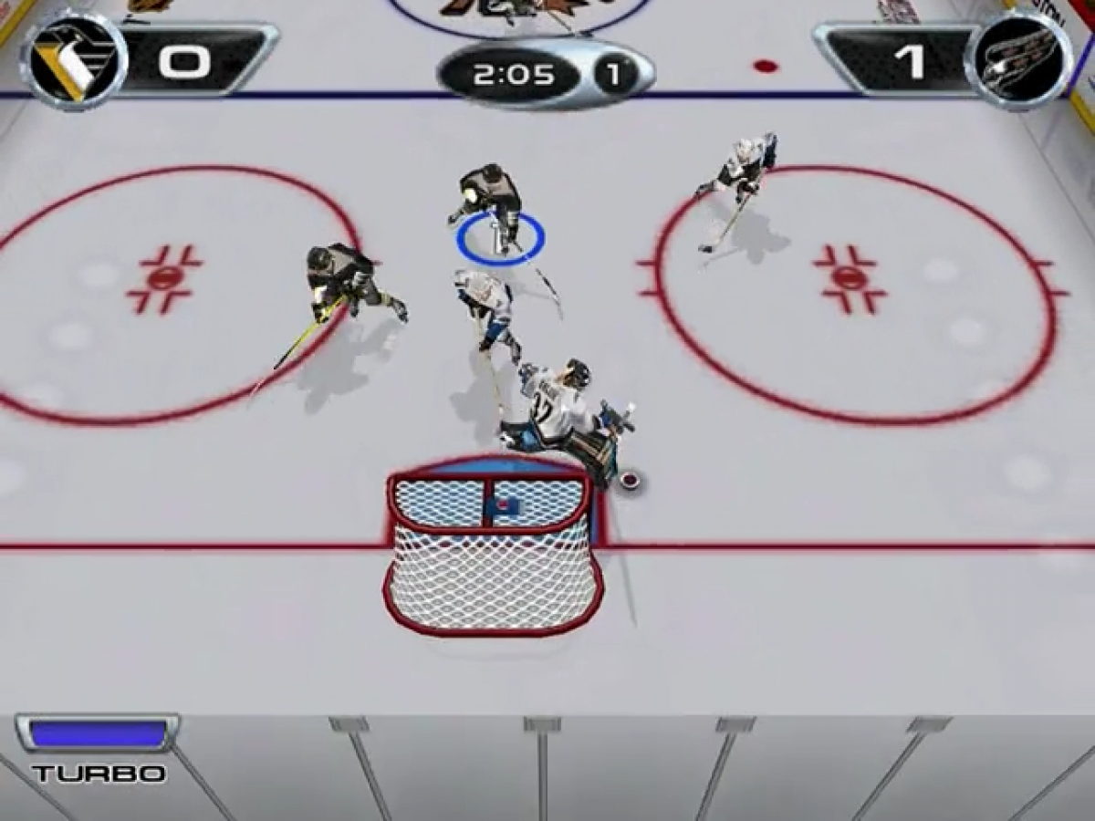 NHL Hitz 2002 gameplay for Nintendo GameCube (GC) arcade hockey sports video game