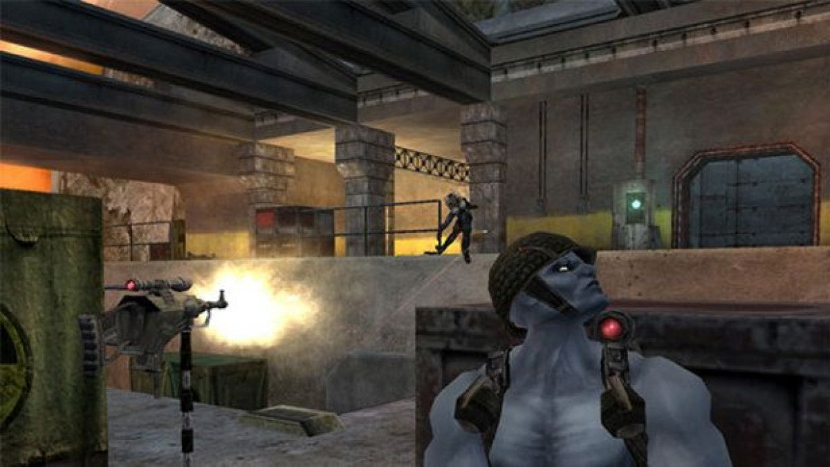 Rogue Trooper PlayStation 2 PS2 retro video game tactical shooter gameplay (2006) 