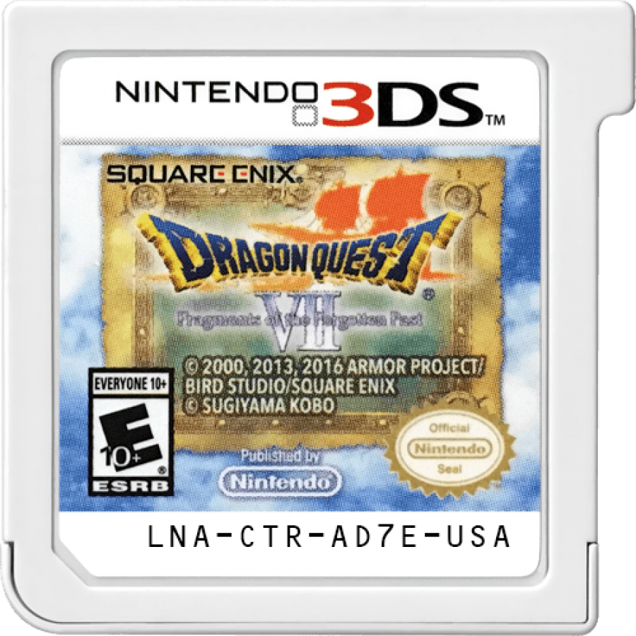 Dragon Quest VII: Fragments of the Forgotten Past cartridge for Nintendo 3DS (3DS) role-playing video game 