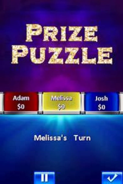 Wheel of Fortune for Nintendo DS with classic TV game show puzzle-solving theme gameplay