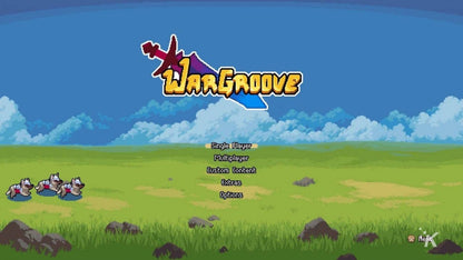 Wargroove Deluxe Edition Nintendo Switch NS video game featuring turn based tactical strategy gameplay fantasy warfare army management unit combat battlefield tactics campaign missions commander abilities and strategic battles Nintendo Switch gaming video game collection title screen