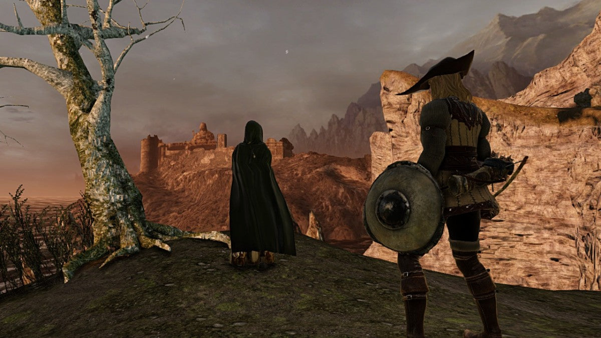 Dark Souls II PlayStation 3 challenging action RPG punishing difficulty FromSoftware brutal combat deep character customization interconnected world lore exploration gameplay screenshot