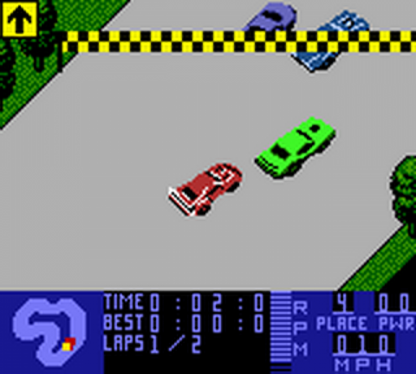 Test Drive 6 Game Boy Color racing video game gameplay