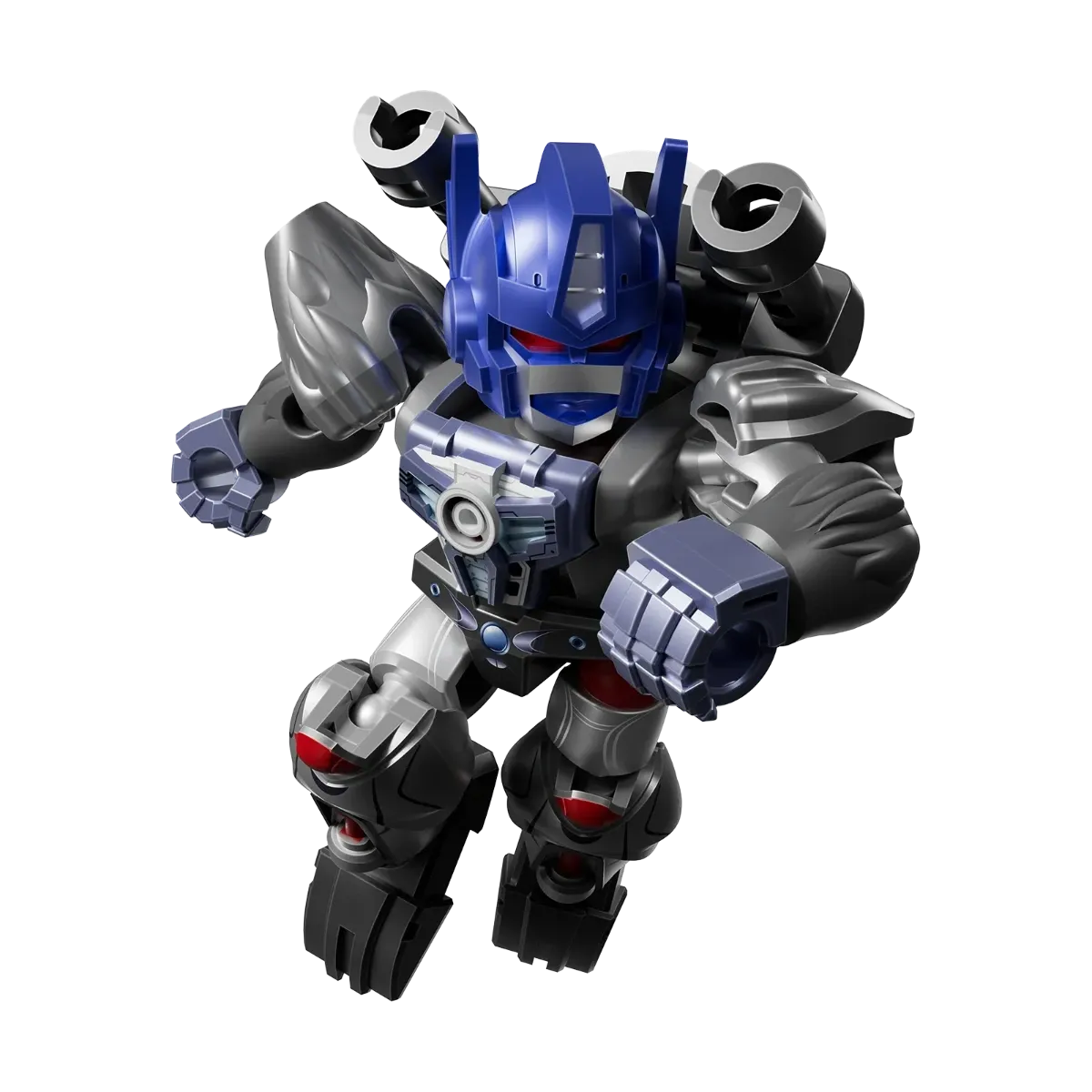 Blokees Transformers Defender Version 06 blind box collectible mini action figure snap fit robot toy Decepticon Autobot character detailed poseable display piece for fans