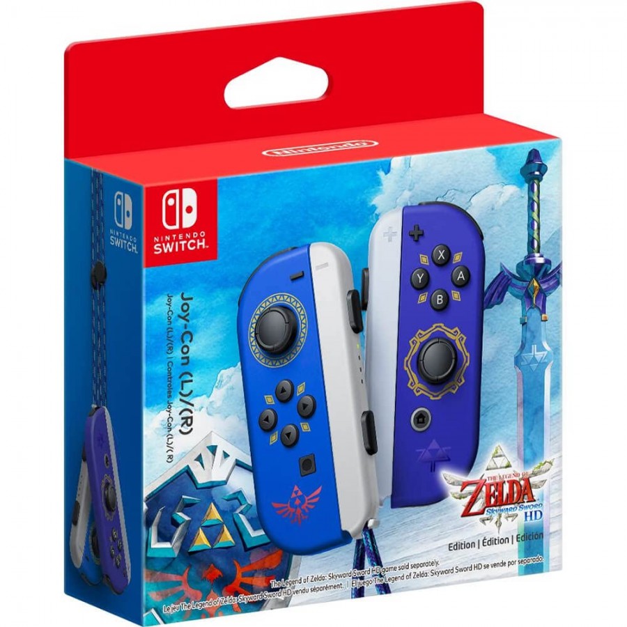 The Legend of Zelda: Skyward Sword Joy-Cons official controllers for Nintendo Switch 