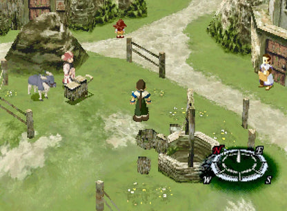 Xenogears for PlayStation 1 Japanese role playing game featuring turn based combat mech battles epic story anime inspired visuals and exploration gameplay 