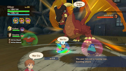 Ni No Kuni: Wrath of the White Witch cover art for Nintendo Switch (NS) video game gameplay