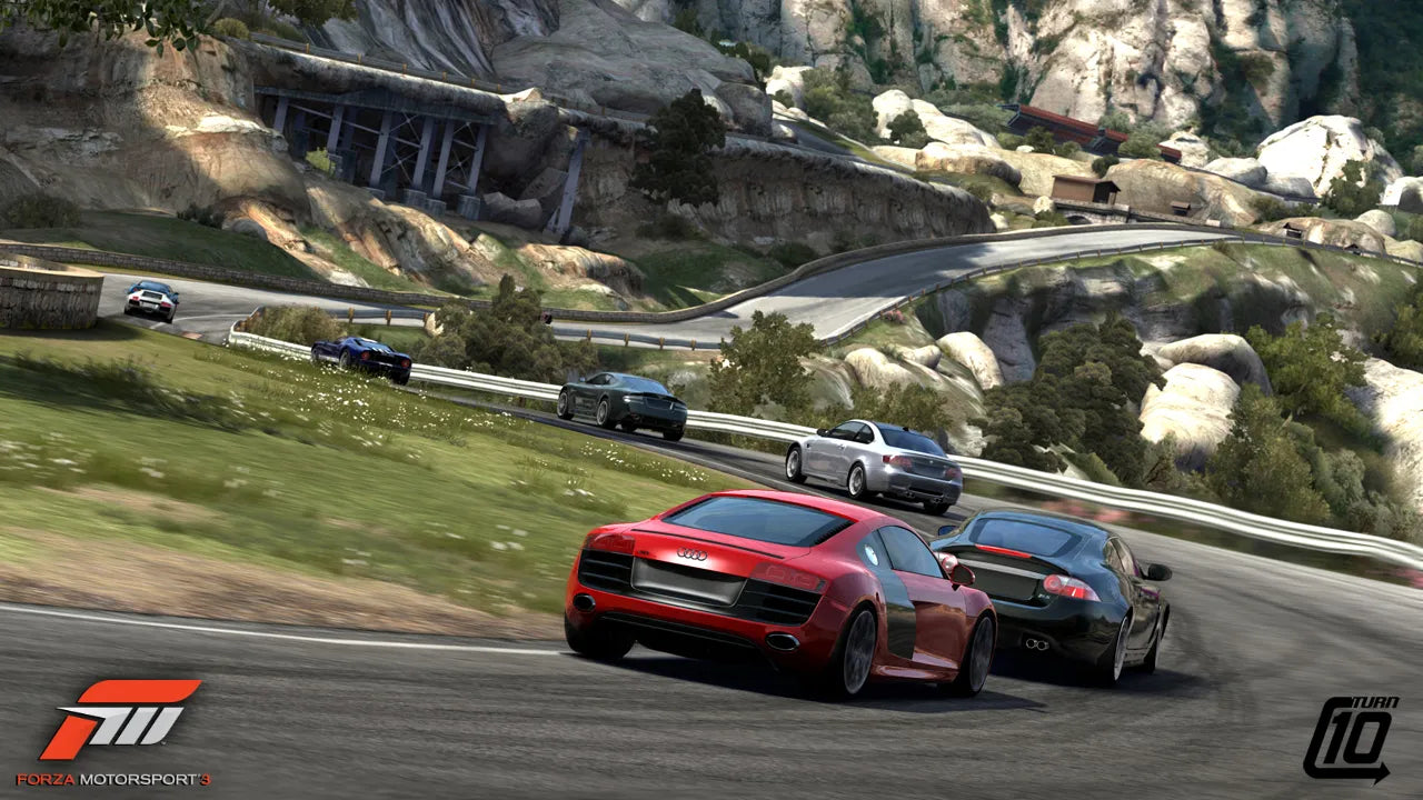 Forza Motorsport 3 for Xbox 360 racing simulation video game featuring realistic driving physics extensive car roster detailed tracks and immersive motorsports career experience gameplay