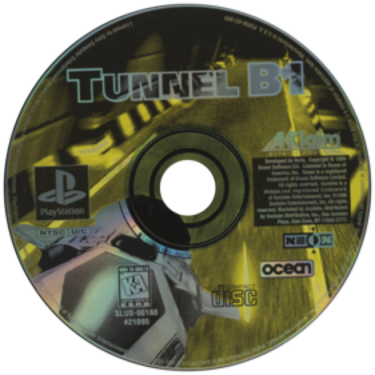 Tunnel B1 PlayStation PS1 for first person shooter video game fans featuring futuristic combat tunnel exploration vehicle based gameplay intense weapons alien enemies sci fi environments challenging missions and classic retro PlayStation gaming collectible appeal disc