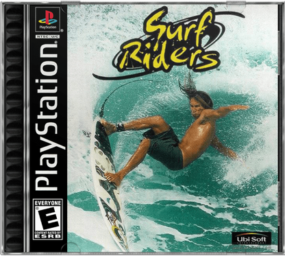 Surf Riders cover art for PlayStation 1 (PS1) surfing sports video game