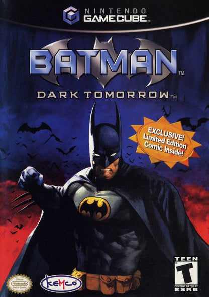 Batman Dark Tomorrow PS2 Sony PlayStation 2 action adventure superhero game Batman stealth combat detective gameplay Gotham City missions Arkham style story driven objectives third person fighting driving sections retro gaming PlayStation 2 software video game title cover art