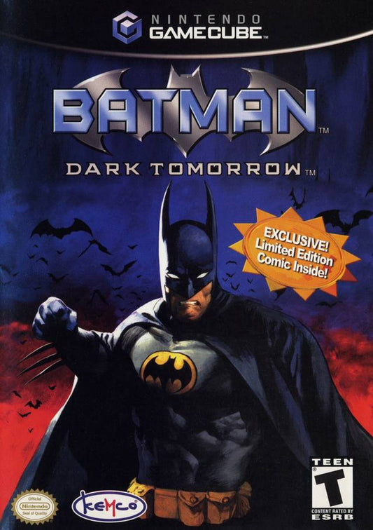Batman Dark Tomorrow PS2 Sony PlayStation 2 action adventure superhero game Batman stealth combat detective gameplay Gotham City missions Arkham style story driven objectives third person fighting driving sections retro gaming PlayStation 2 software video game title cover art