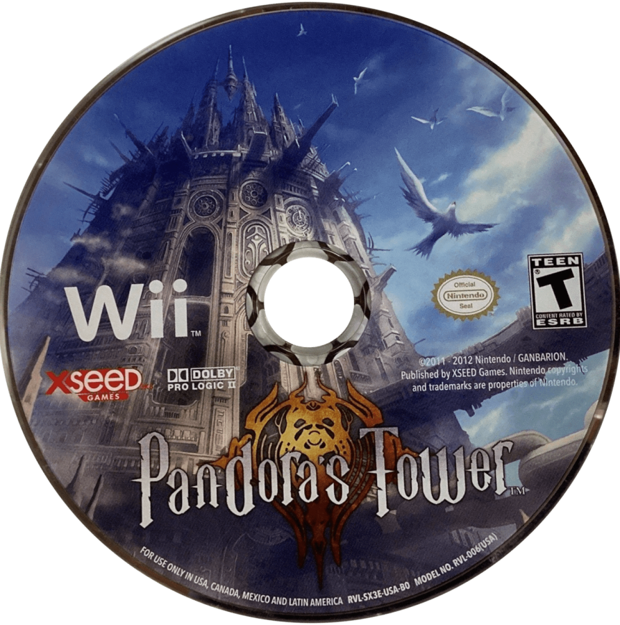 Pandora’s Tower – Nintendo Wii (Wii) action role-playing fantasy adventure video game disc