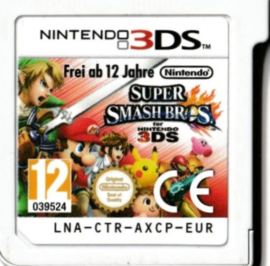 Super Smash Bros. for Nintendo 3DS [PAL Import] cartridge for Nintendo 3DS (3DS) fighting video game