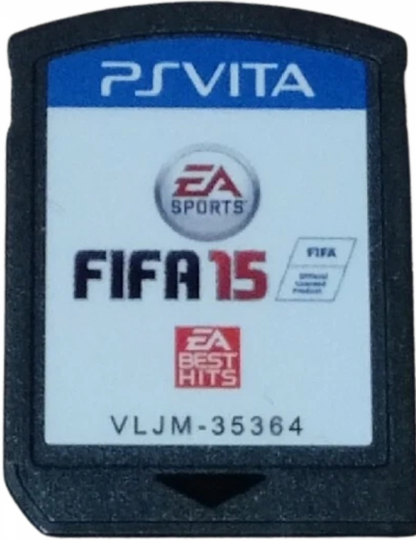 FIFA 15 PlayStation Vita PS Vita for retro video game enthusiasts featuring soccer simulation gameplay authentic clubs and national teams realistic match presentation strategic team management competitive multiplayer modes portable handheld sports action and collectible gaming appeal  cartridge