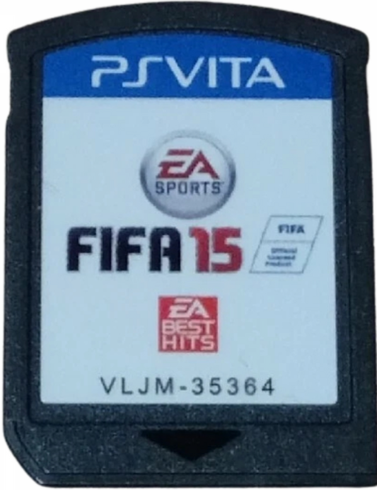 FIFA 15 PlayStation Vita PS Vita for retro video game enthusiasts featuring soccer simulation gameplay authentic clubs and national teams realistic match presentation strategic team management competitive multiplayer modes portable handheld sports action and collectible gaming appeal  cartridge