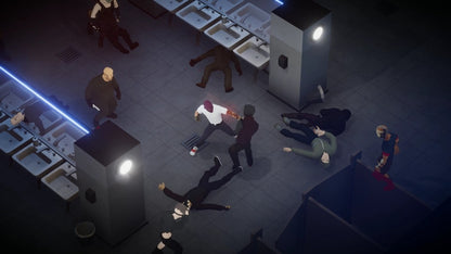 Midnight Fight Express Limited Run 553 PS4 game featuring fast-paced beat em up combat, stylish action choreography, and exclusive Limited Run Games collectible release gameplay screenshot