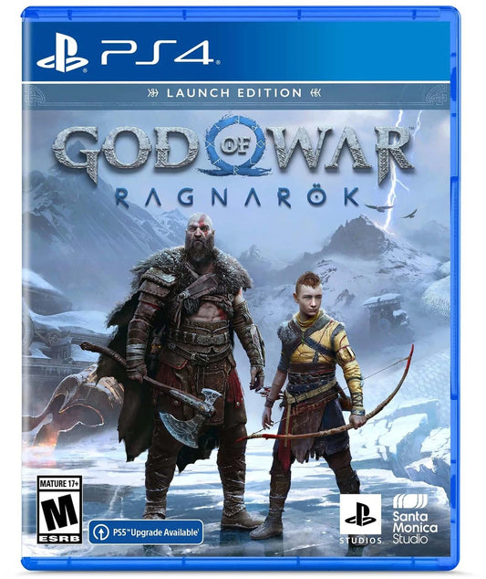God of War Ragnarok Launch Edition cover art for PlayStation 4 PS4 video game