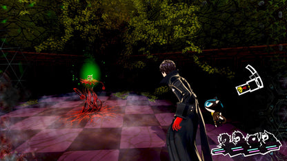 Persona 5 Royal Steelbook Edition for PlayStation 4, gameplay for a Japanese role-playing video game with turn-based combat, social simulation, dungeon exploration, and stylish anime-inspired storytelling
