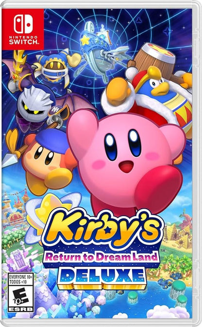 Kirbys Return to Dream Land Deluxe cover art for Nintendo Switch NS video game