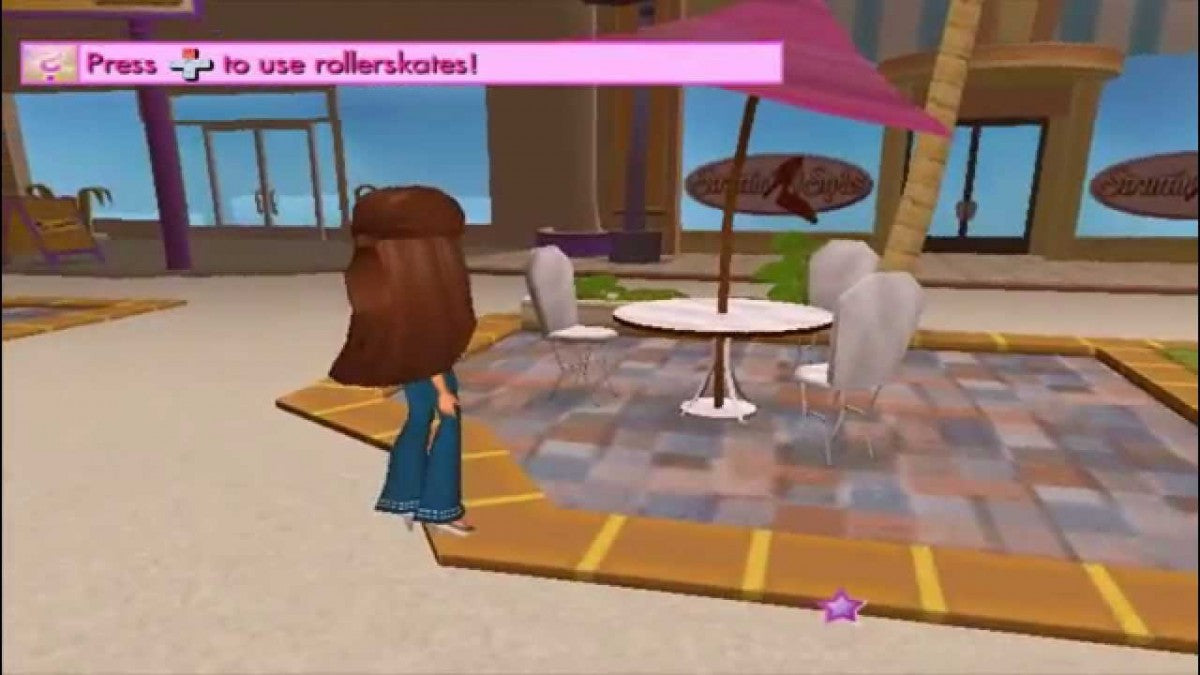 Bratz: The Movie for PlayStation 2 with fashion-focused teen adventure theme gameplay