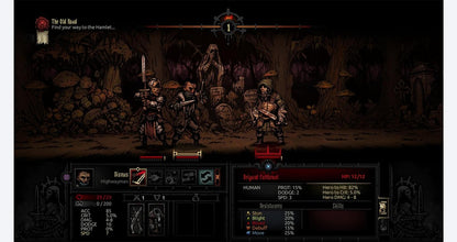 Darkest Dungeon gameplay for Nintendo Switch (NS) video game
