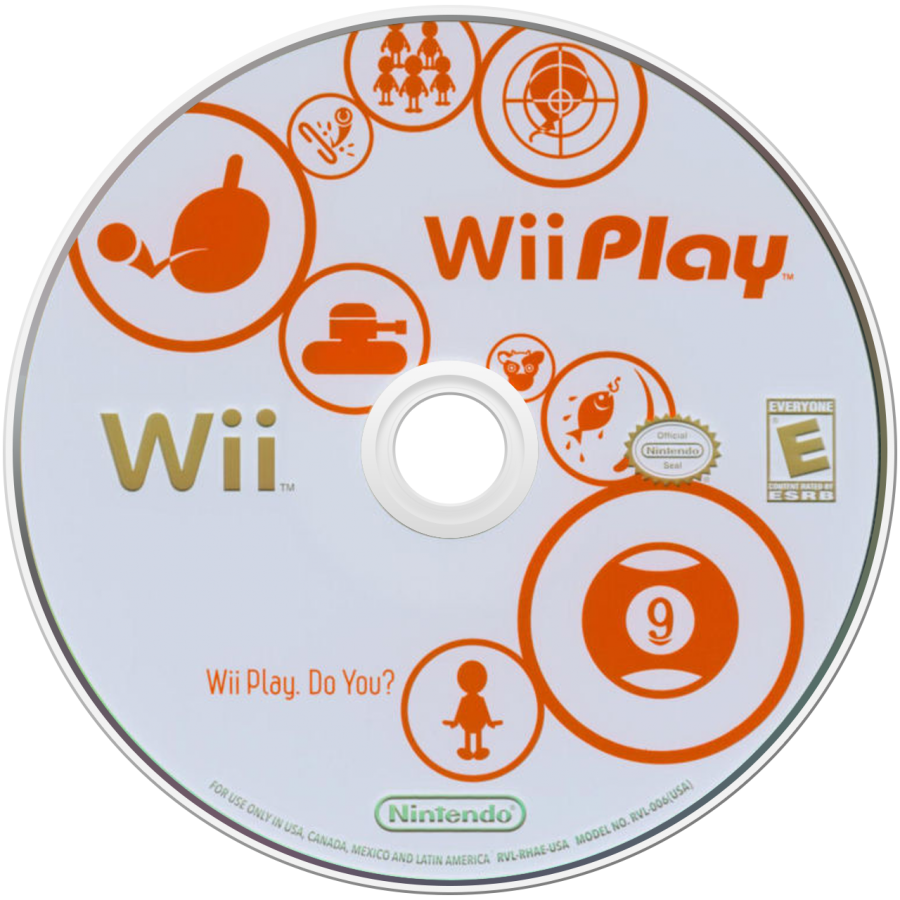 Wii Play disc art for Nintendo Wii (Wii) video game