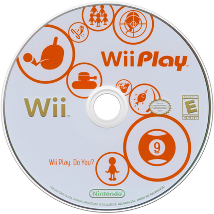Wii Play disc art for Nintendo Wii (Wii) video game
