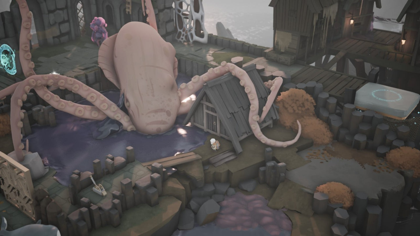 Selfloss Nintendo Switch inspired design featuring emotional fantasy adventure aesthetic atmospheric world exploration heartfelt storytelling mystical whale companion enchanting landscapes puzzle solving elements and beautifully crafted narrative driven gameplay presentation gameplay