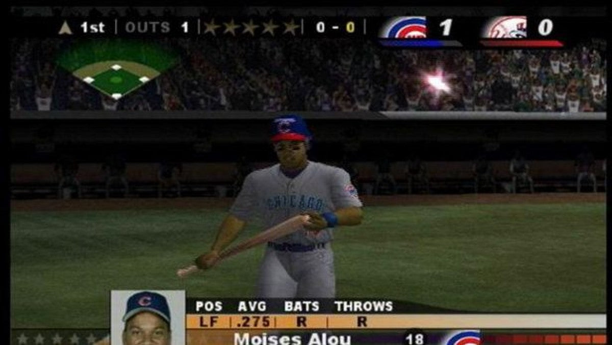 MLB Slugfest: Loaded gameplay for PlayStation 2 (PS2) featuring over‑the‑top arcade baseball action with fiery pitches, hard‑hitting collisions, and exaggerated player moves