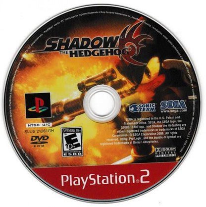 Shadow the Hedgehog [Greatest Hits] – PlayStation 2 (PS2) video game disc, action-platformer / shooter.