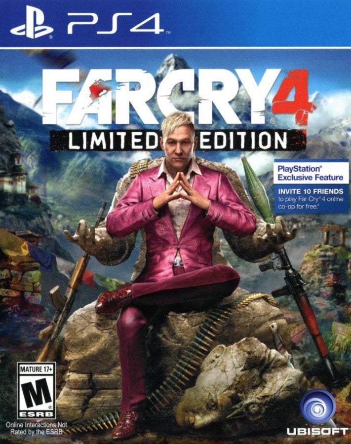 Far Cry 4 [Limited Edition] cover art for PlayStation 4 (PS4) video game