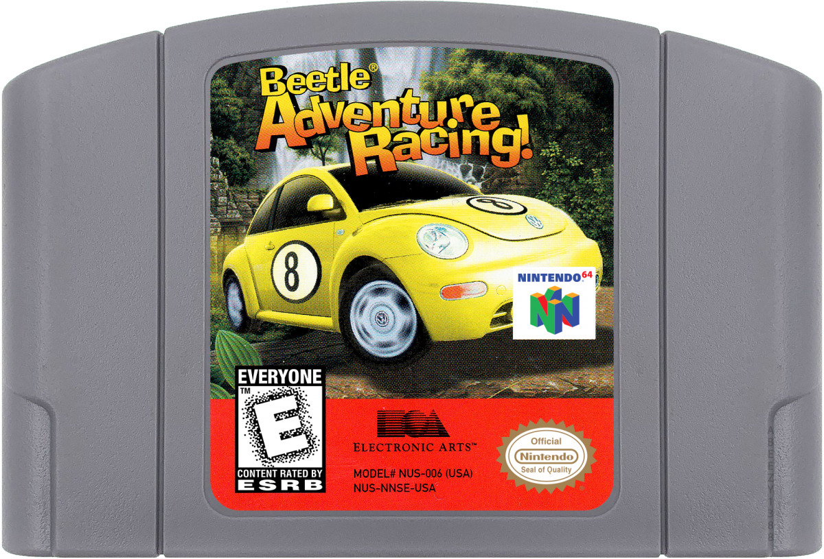 Beetle Adventure Racing cartridge for Nintendo 64 (N64) video game