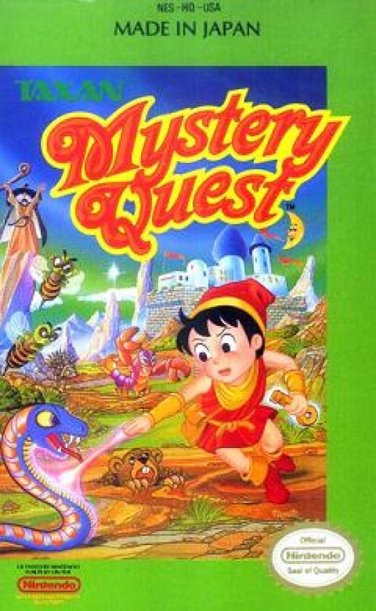 Mystery Quest cover art for Nintendo Entertainment System (NES) video game