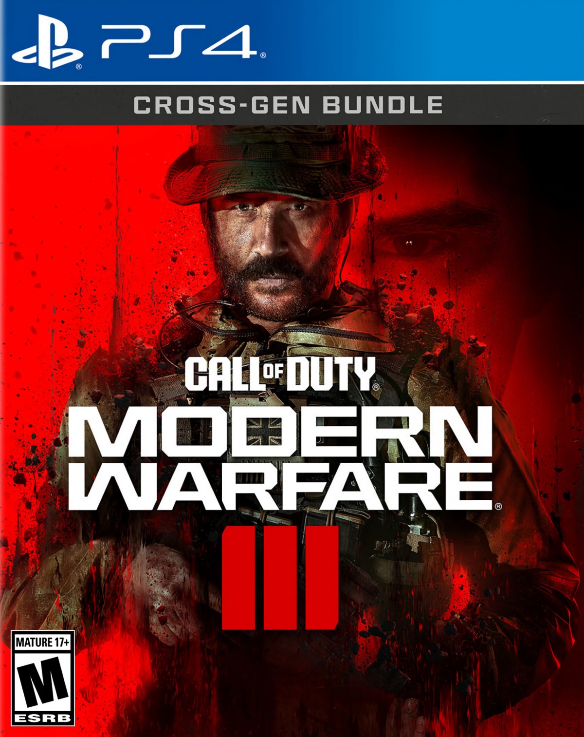 Call of Duty Modern Warfare III PlayStation 4 game featuring intense first-person shooter action and cinematic multiplayer combat front cover
