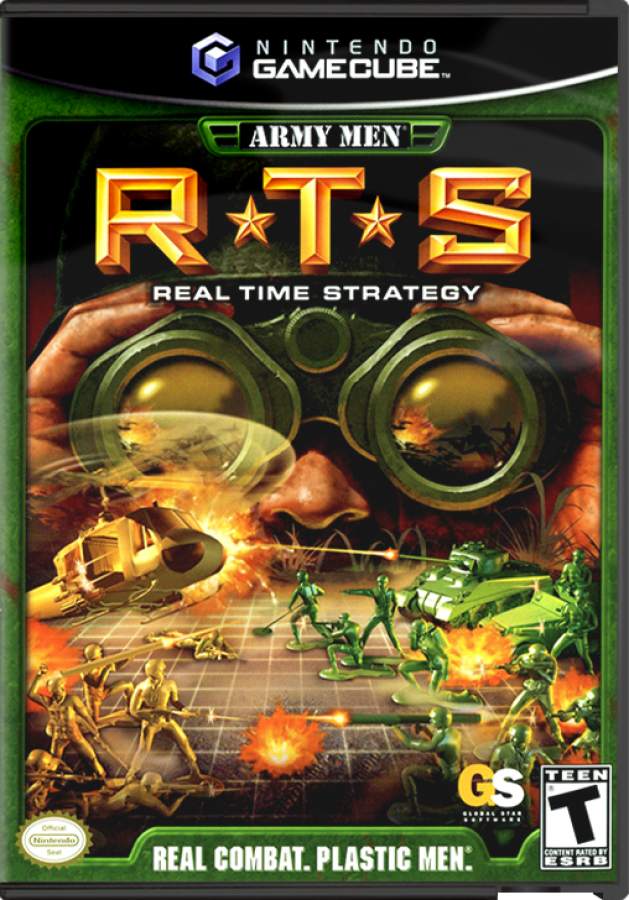 Army Men: R.T.S. cover art for GameCube (GC) real-time strategy video game