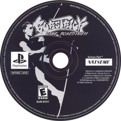 BursTrick Wakeboarding – PlayStation 1 (PS1) video game disc