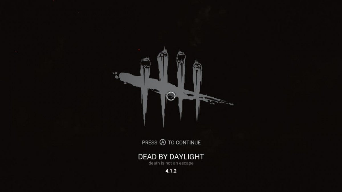 Dead by Daylight titlepage for Nintendo Switch (NS) video game