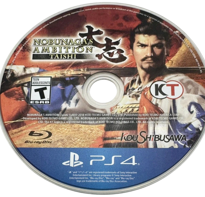 Nobunaga's Ambition: Taishi – PlayStation 4 (PS4) strategy video game disc