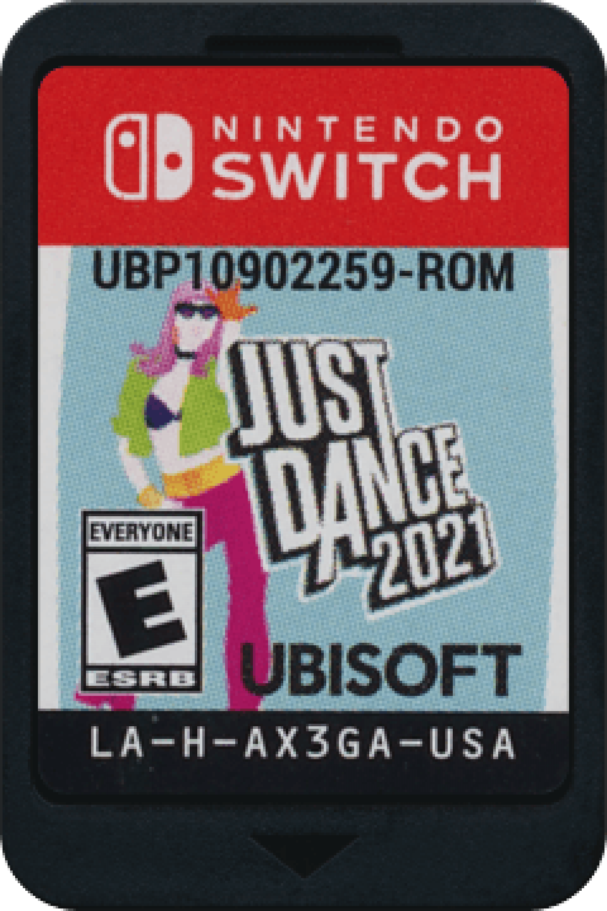 Just Dance 2021 cartridge for Nintendo Switch NS video game