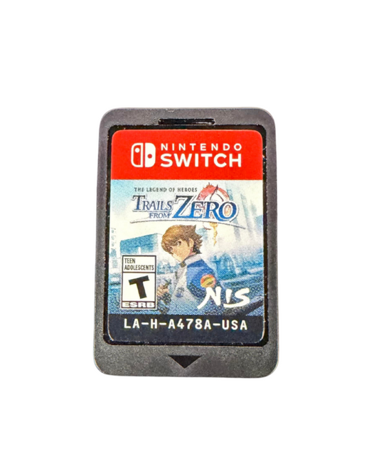 Legend of Heroes Trails From Zero for Nintendo Switch featuring story driven JRPG gameplay set in the Crossbell arc cartridge