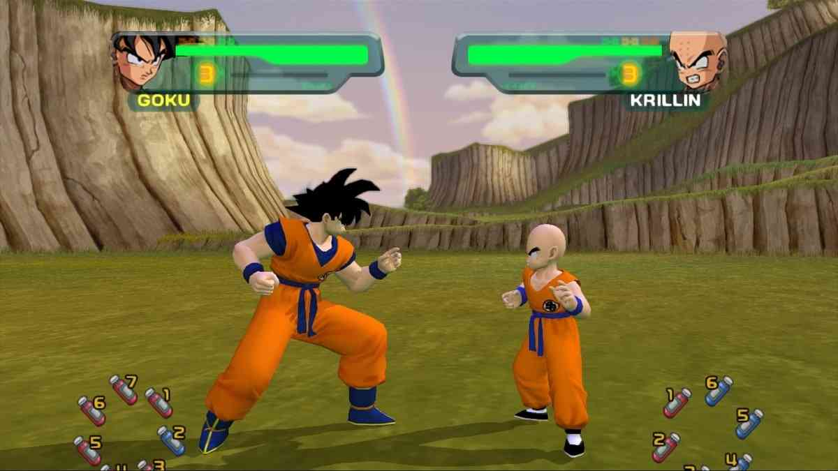 Dragon Ball Z Budokai HD Collection Xbox 360 remastered fighting game compilation featuring Budokai 1 2 3 and online versus mode gameplay screenshot