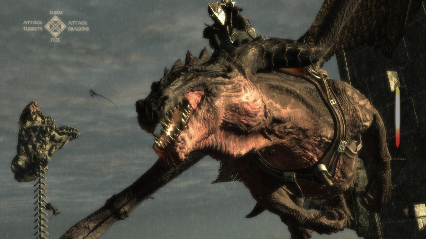 Lair PlayStation 3 PS3 video game, fantasy action adventure, dragon combat, cinematic gameplay, Sony console exclusive gameplay screenshot