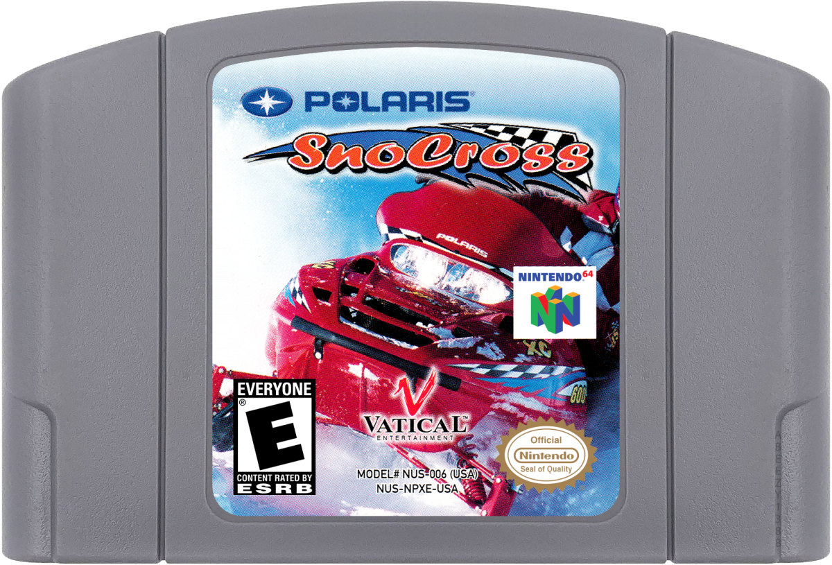 Polaris SnoCross cartridge for Nintendo 64 (N64) video game