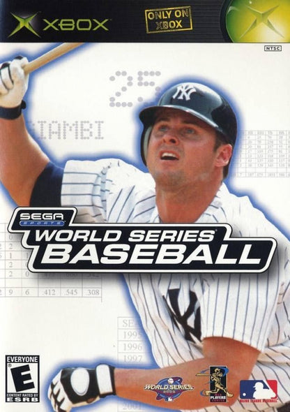 World Series Baseball for Xbox (Xbox), cover art sports baseball video game.