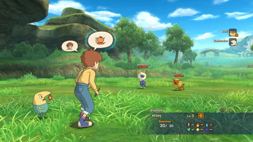 Ni no Kuni Wrath of the White Witch gameplay for PlayStation 3 PS3 video game