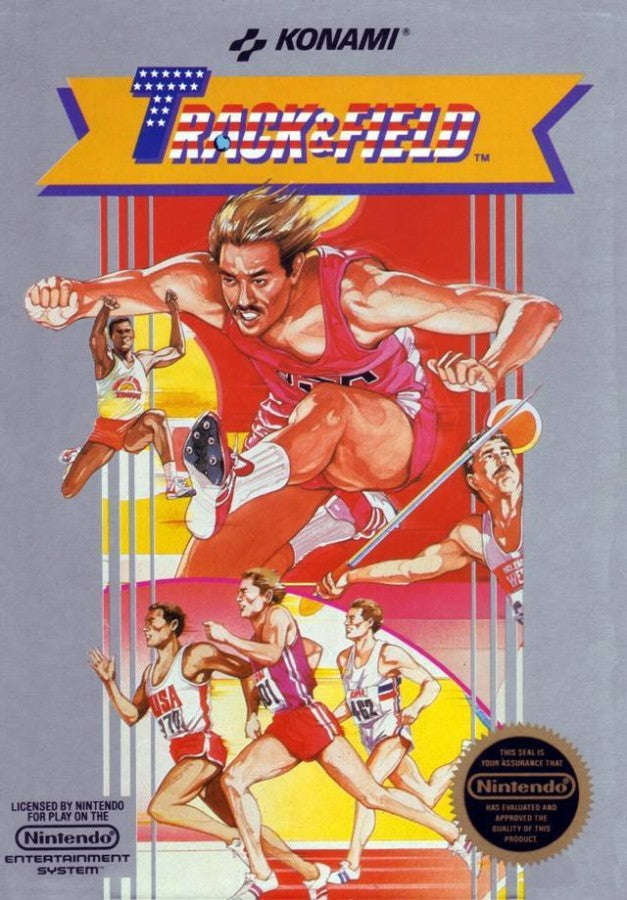 Track and Field cover art for Nintendo Entertainment System (NES) video game