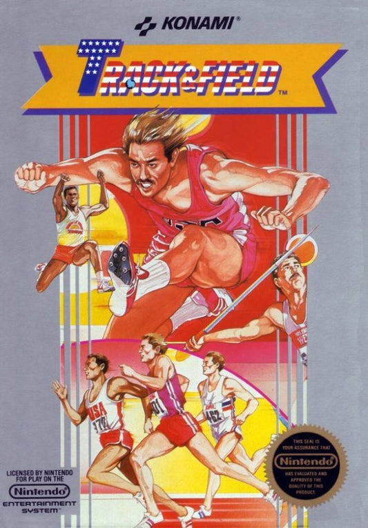 Track and Field cover art for Nintendo Entertainment System (NES) video game